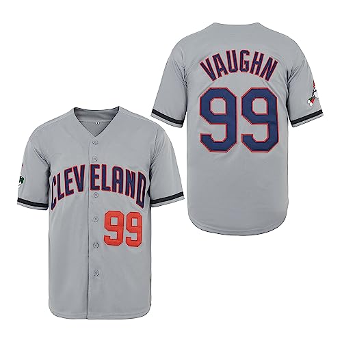 Amazon.com: Yseohb Men's Ricky Vaughn 99 Movie Baseball Jersey,90s